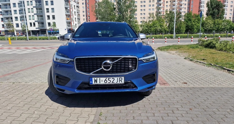 Volvo XC 60 cena 136000 przebieg: 99000, rok produkcji 2019 z Warszawa małe 301